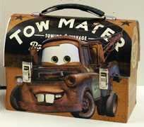 Disney Pixar Cars Tow Mater Dome Top Lunchbox Collectible